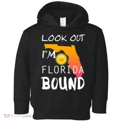 Florida Bound Vacation Spring Break Toddler Hoodie