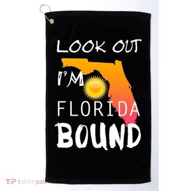Florida Bound Vacation Spring Break Golf Towel