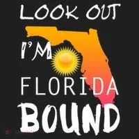 Florida Bound Vacation Spring Break Golf Towel thumb 3