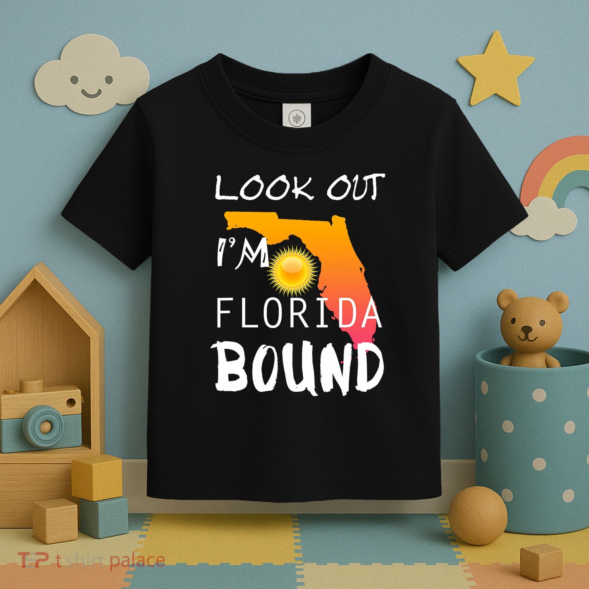 Florida Bound Vacation Spring Break Toddler T-Shirt