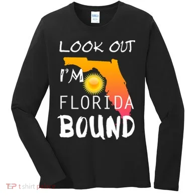Florida Bound Vacation Spring Break Women's Long Sleeve Shirt