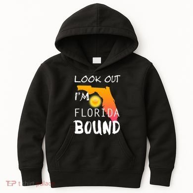 Florida Bound Vacation Spring Break Kids Hoodie