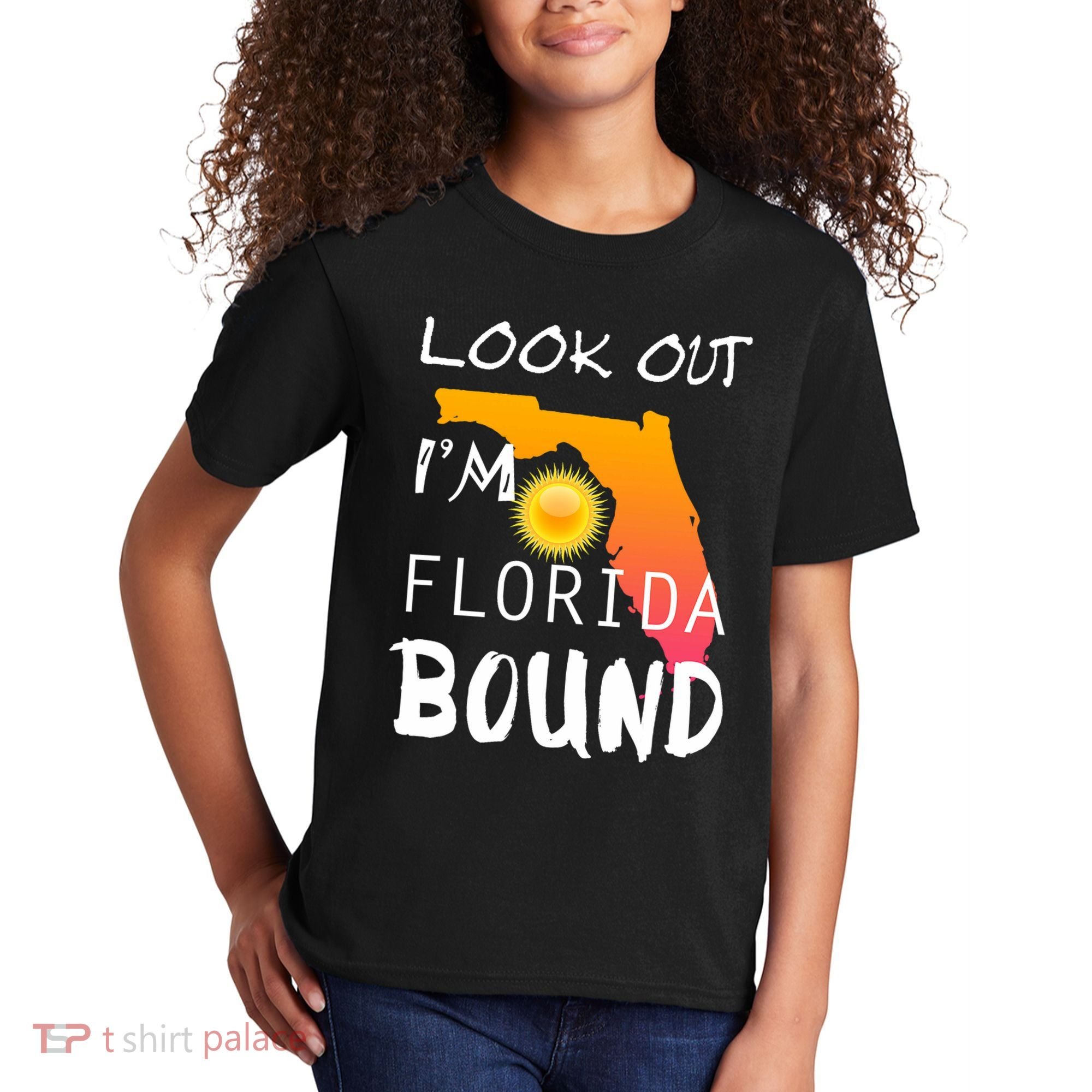 Florida Bound Vacation Spring Break Kids T-Shirt