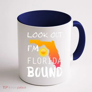Florida Bound Vacation Spring Break Coffee Mug back
