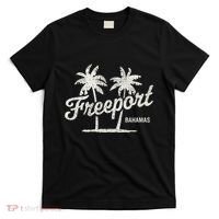 Freeport Bahamas Vintage 70s Palm Trees Graphic T-Shirt thumb 0
