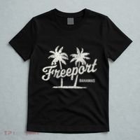 Freeport Bahamas Vintage 70s Palm Trees Graphic T-Shirt thumb 5