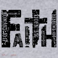Faith Bible Verse Christian Quote Women's Racerback Cropped Tank thumb 2