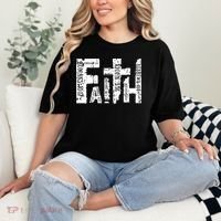 Faith Bible Verse Christian Quote Comfort Colors T-Shirt thumb 2