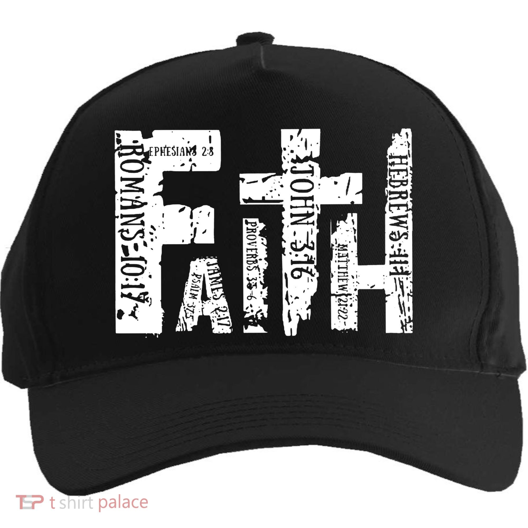Faith Bible Verse Christian Quote Five-Panel Snapback Cap