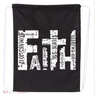 Faith Bible Verse Christian Quote Drawstring Bag thumb 0