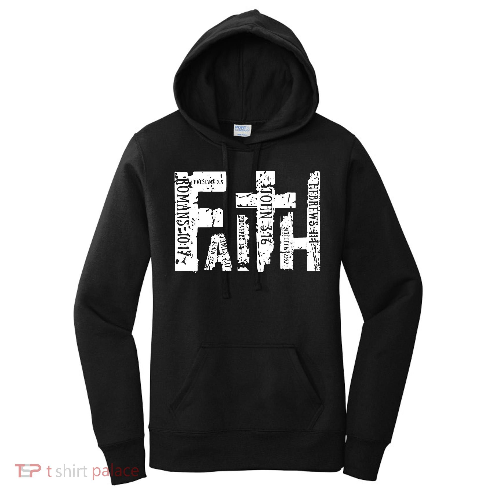 Faith Bible Verse Christian Quote Women's Hoodie