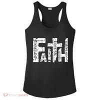 Faith Bible Verse Christian Quote Ladies PosiCharge Competitor Racerback Tank thumb 0