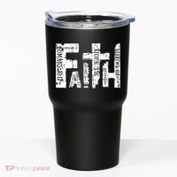 Faith Bible Verse Christian Quote Tumbler thumb 0