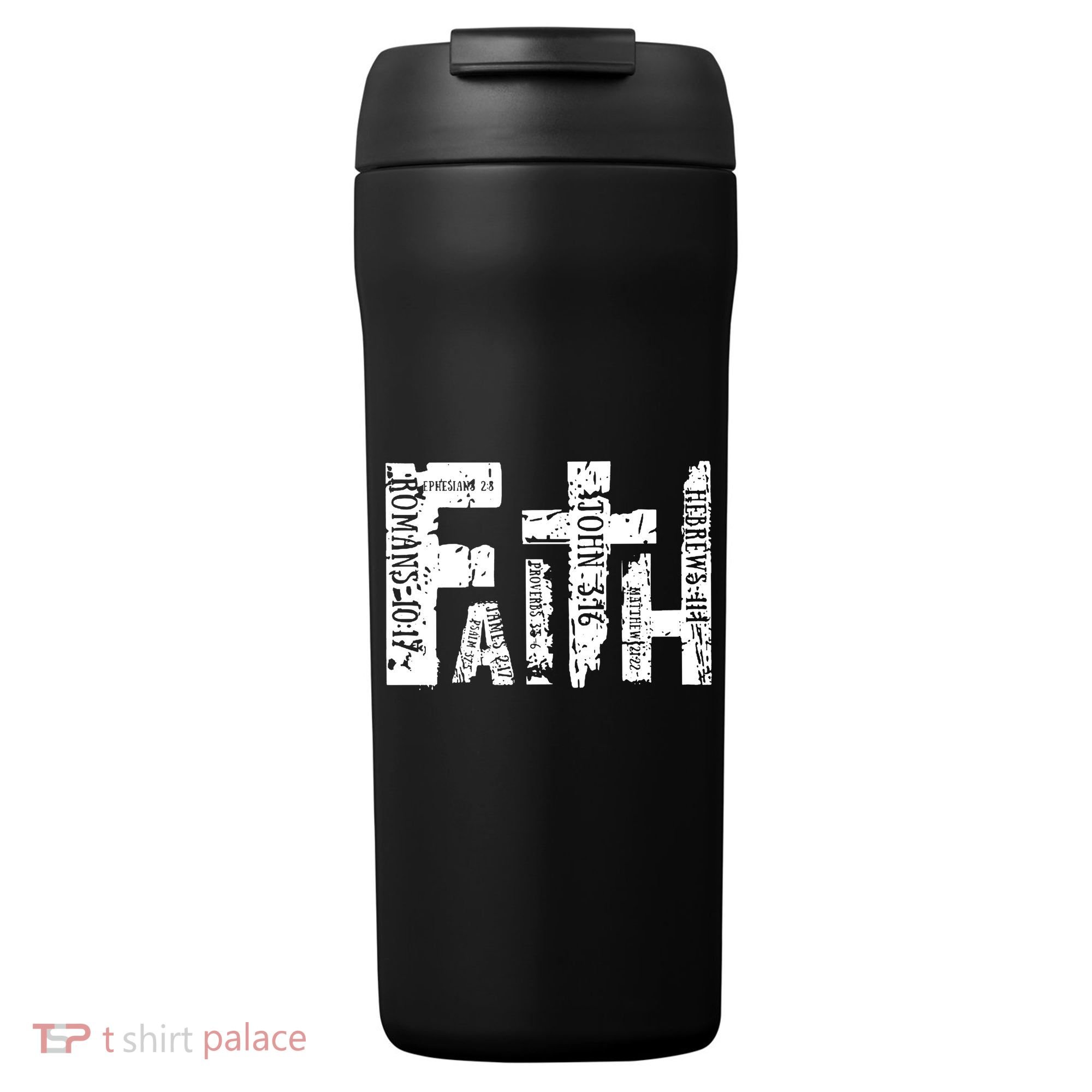 Faith Bible Verse Christian Quote 24oz Duet Stainless Steel Tumbler