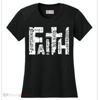 Faith Bible Verse Christian Quote Women's Cooling Performance Crew T-Shirt thumb 0
