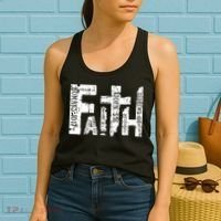 Faith Bible Verse Christian Quote Women's Tank Top thumb 2