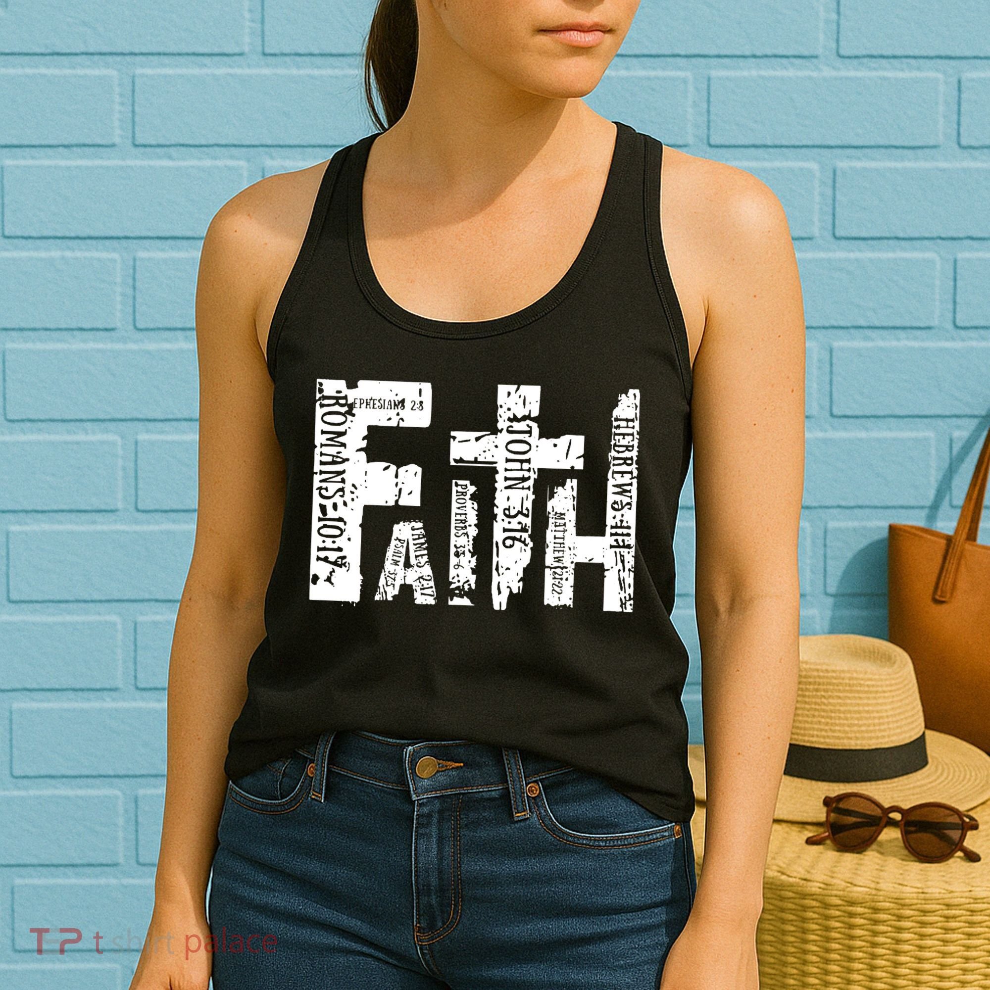 Faith Bible Verse Christian Quote Women's Tank Top