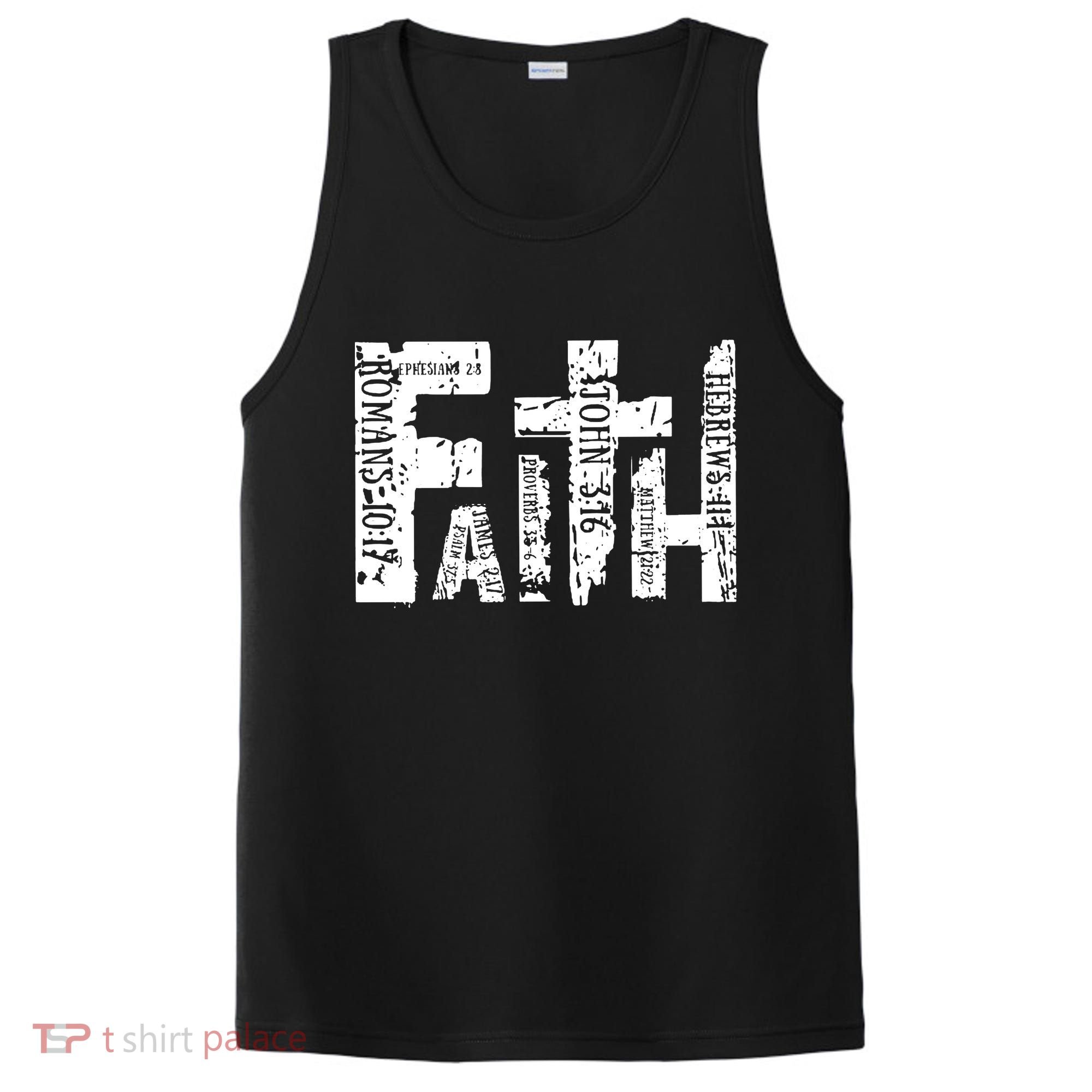 Faith Bible Verse Christian Quote PosiCharge Competitor Tank