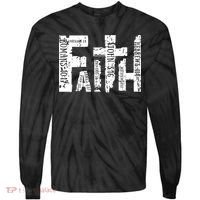 Faith Bible Verse Christian Quote Tie-Dye Long Sleeve Shirt thumb 0
