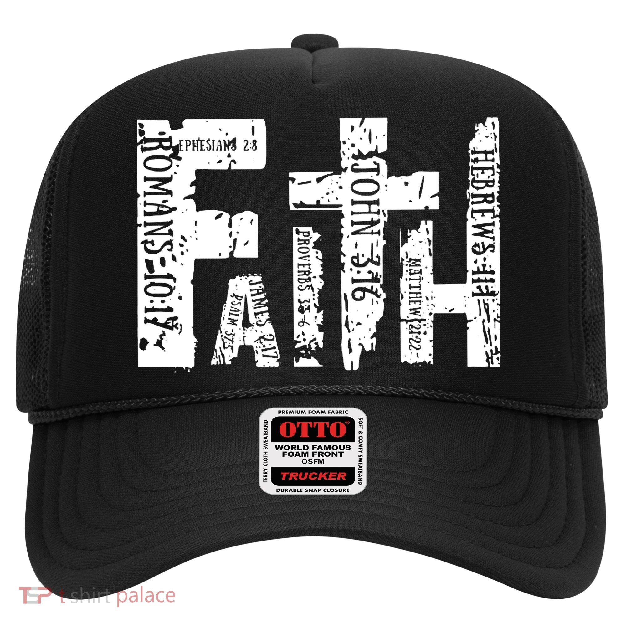 Faith Bible Verse Christian Quote Hat