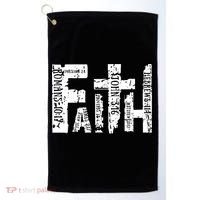 Faith Bible Verse Christian Quote Golf Towel thumb 0