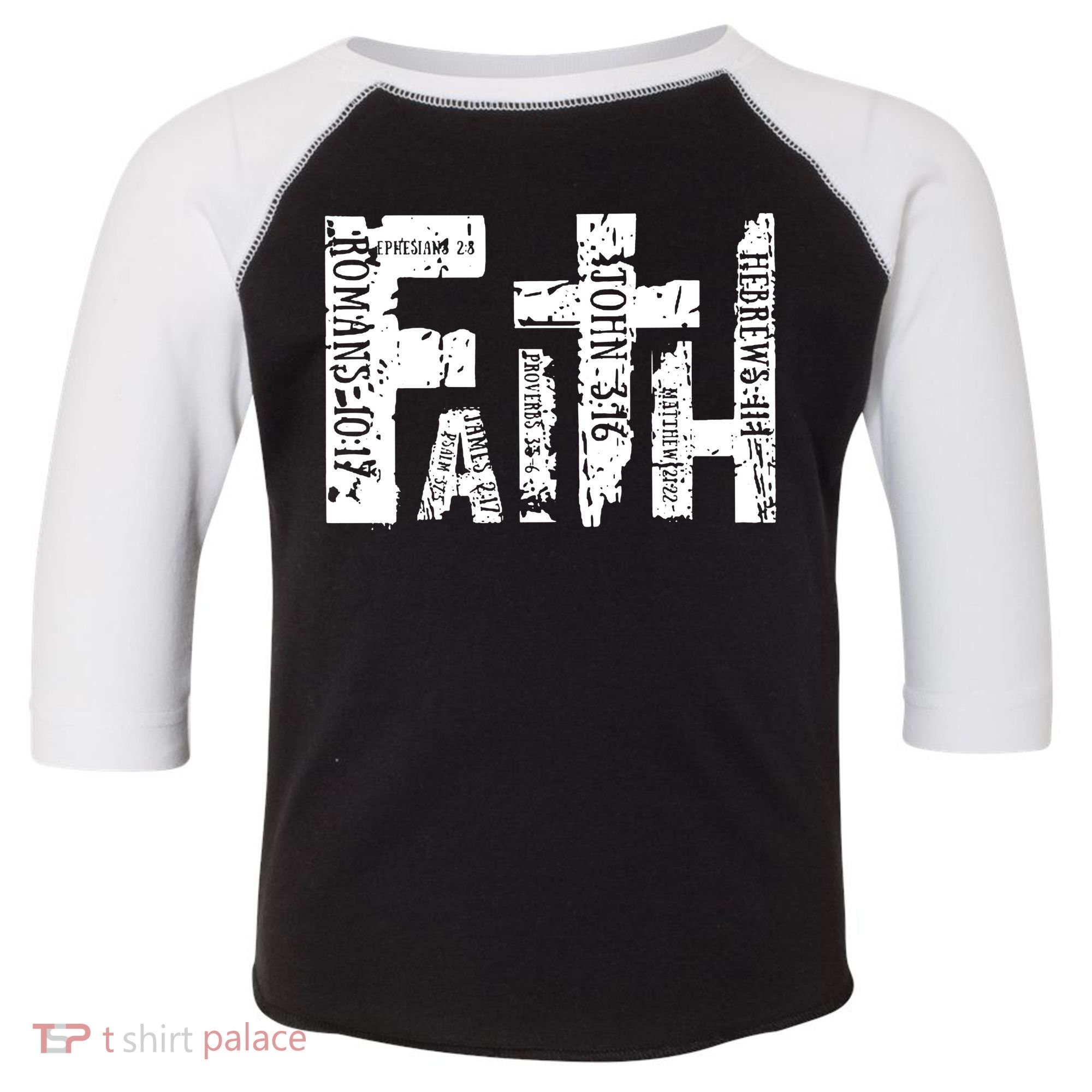 Faith Bible Verse Christian Quote Toddler Fine Jersey T-Shirt