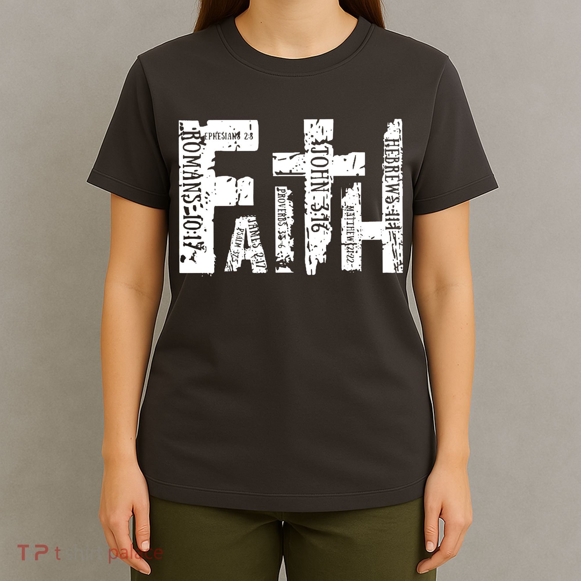 Faith Bible Verse Christian Quote T-Shirt