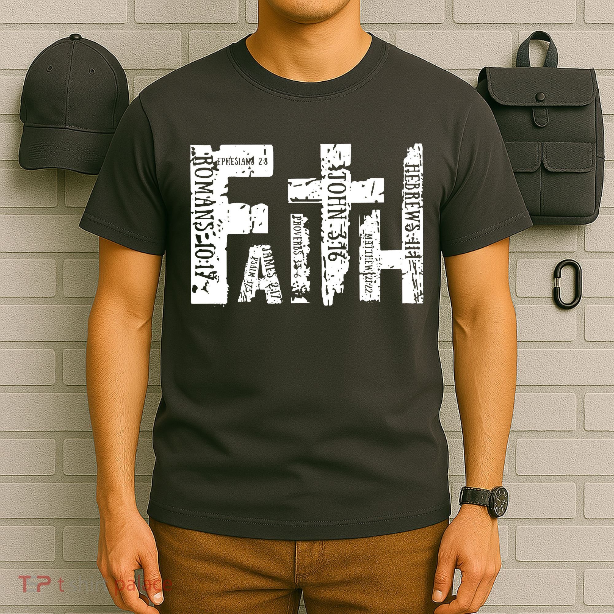 Faith Bible Verse Christian Quote T-Shirt