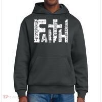 Faith Bible Verse Christian Quote District V.I.T. Heavyweight Hoodie thumb 0