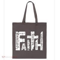 Faith Bible Verse Christian Quote Tote Bag thumb 0