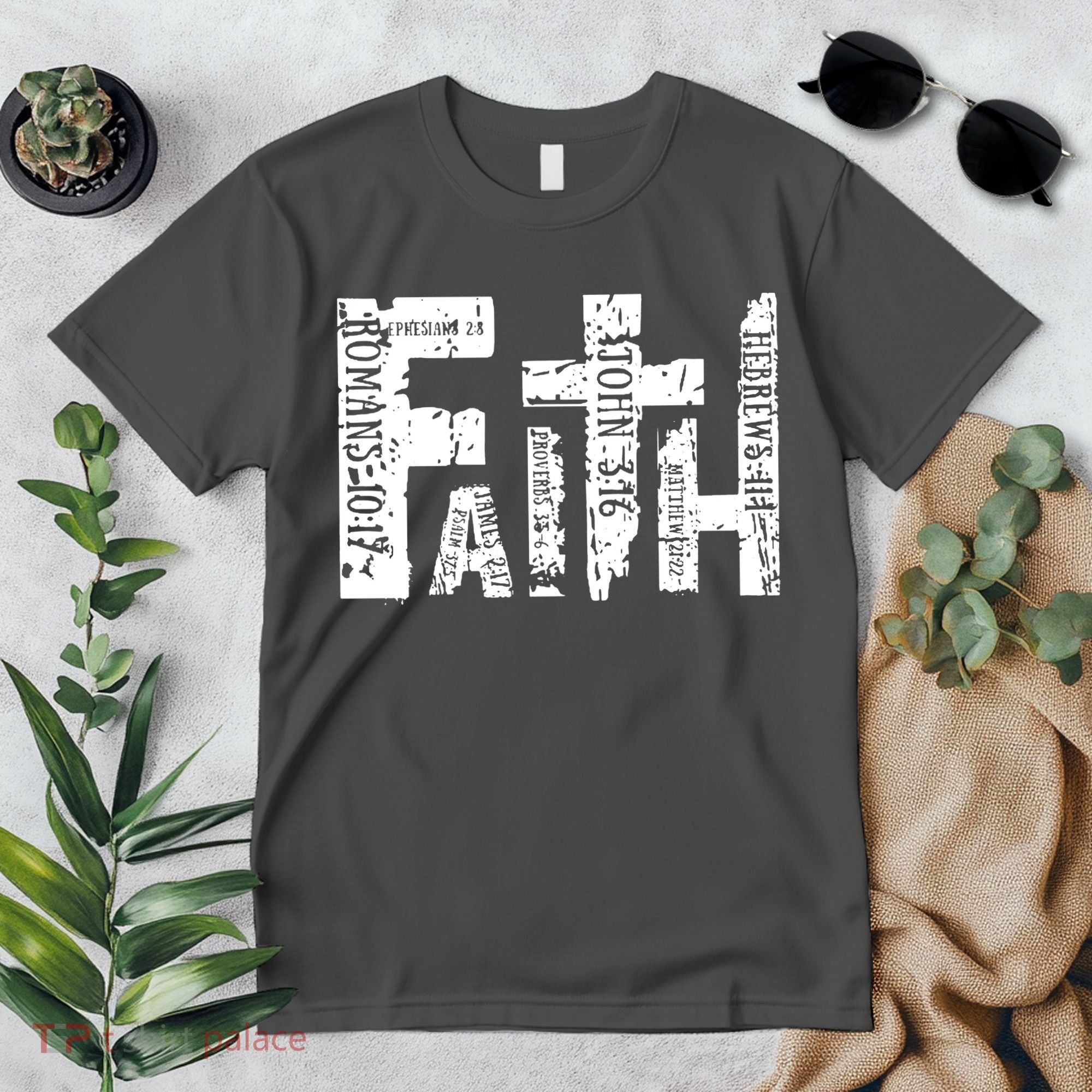Faith Bible Verse Christian Quote Premium T-Shirt