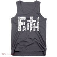 Faith Bible Verse Christian Quote Tank Top thumb 0