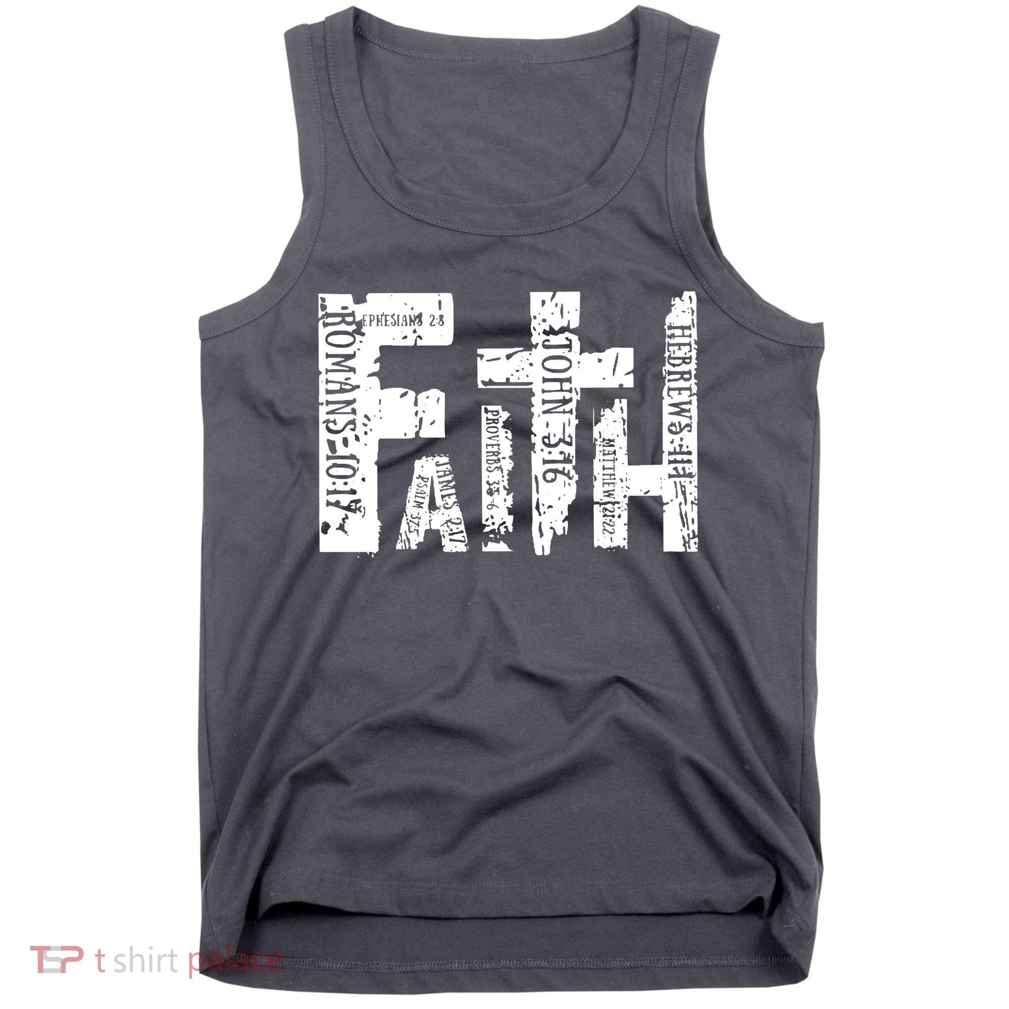 Faith Bible Verse Christian Quote Tank Top