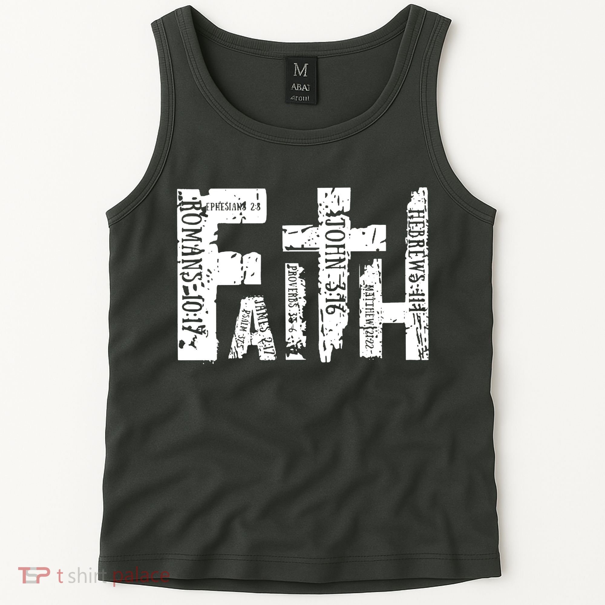 Faith Bible Verse Christian Quote Tank Top