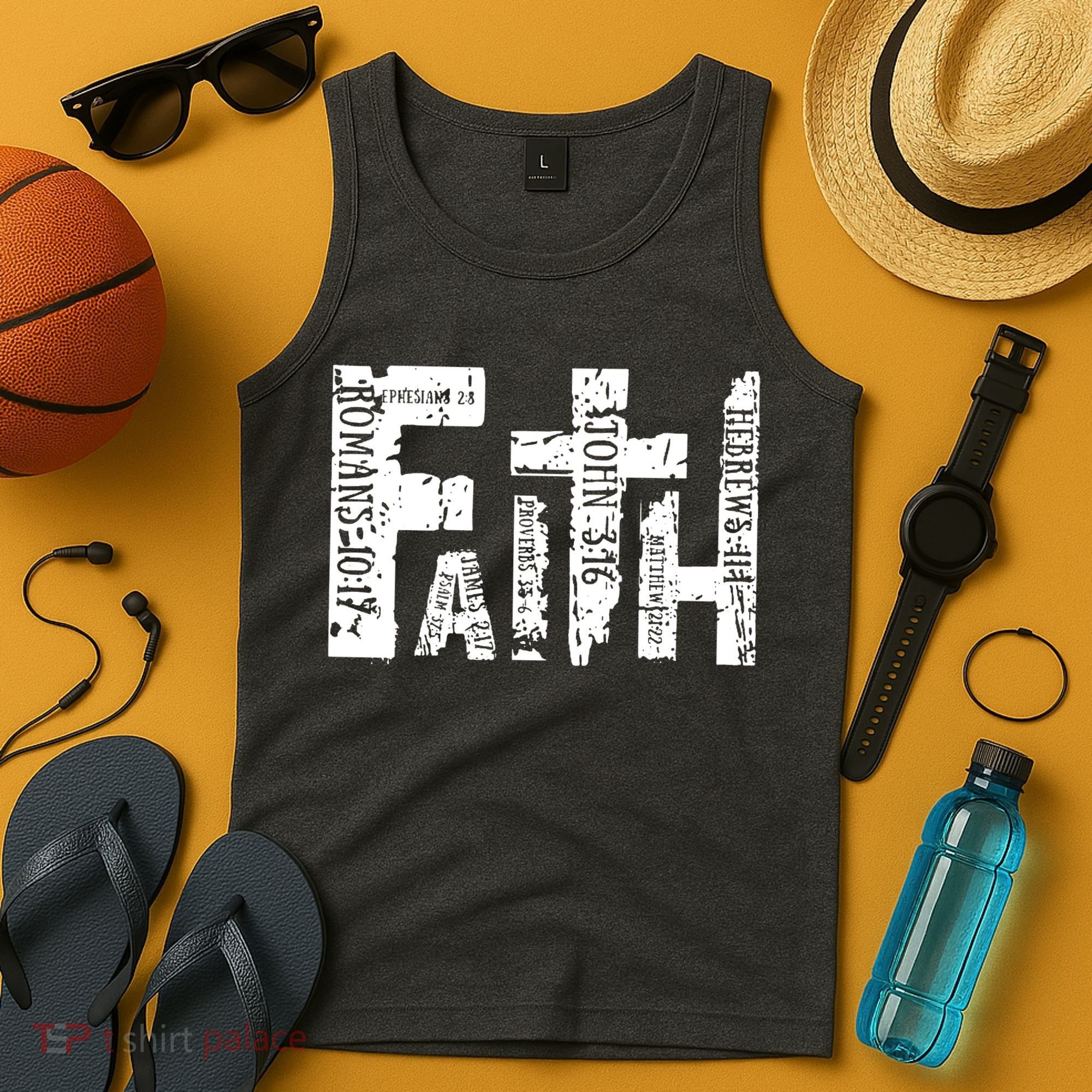Faith Bible Verse Christian Quote Tank Top