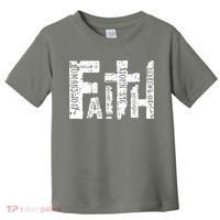Faith Bible Verse Christian Quote Toddler T-Shirt thumb 0