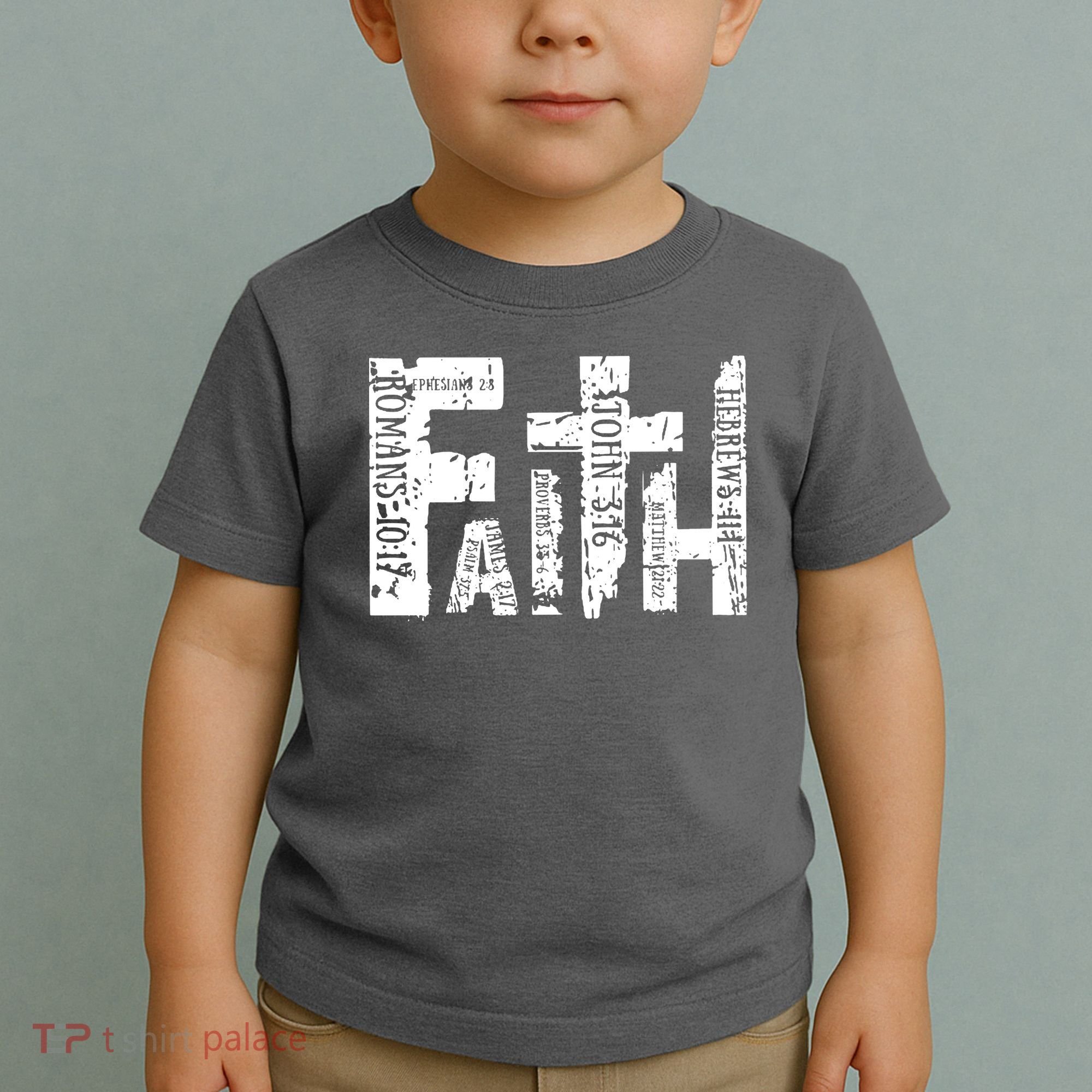 Faith Bible Verse Christian Quote Toddler T-Shirt