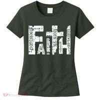 Faith Bible Verse Christian Quote Women's T-Shirt thumb 0