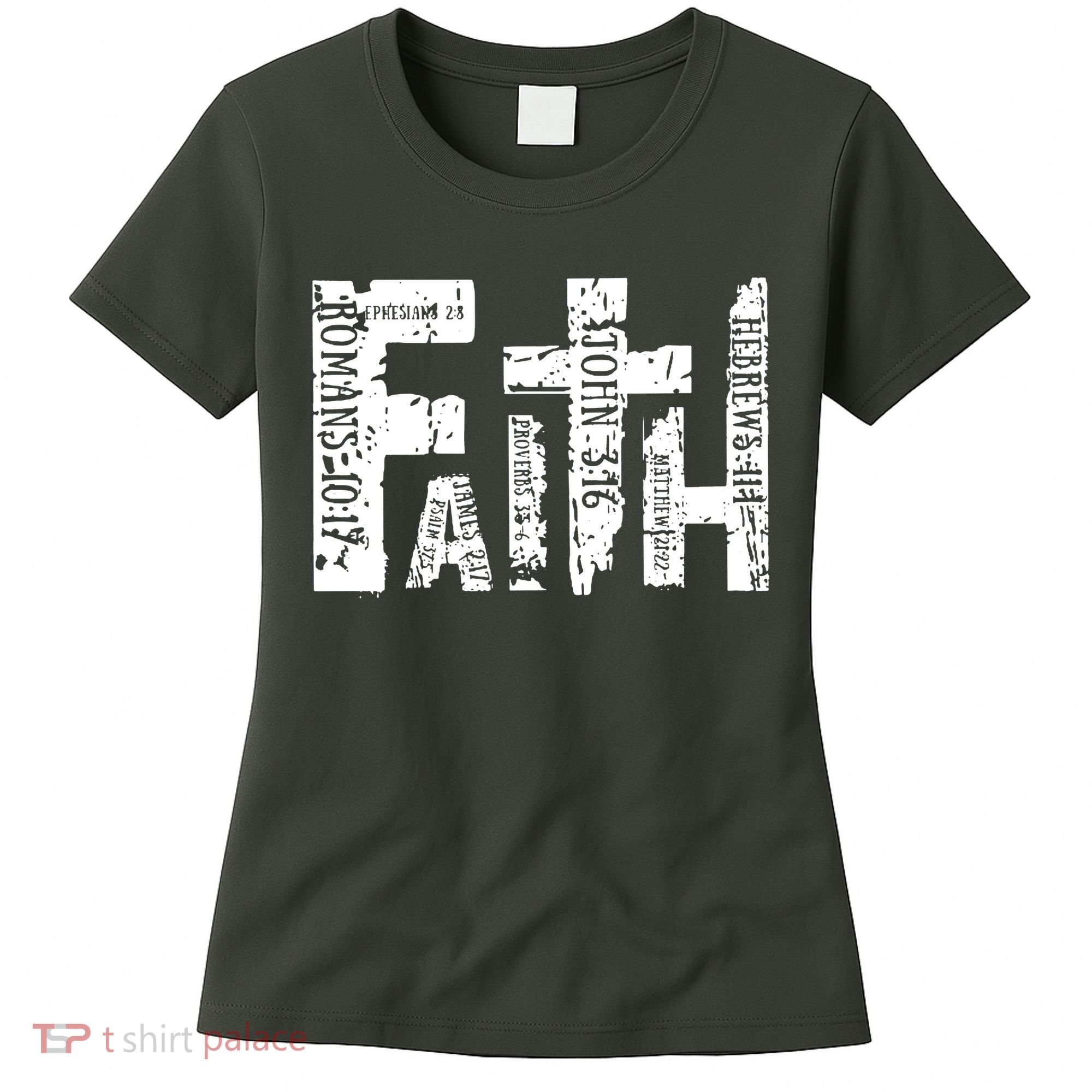 Faith Bible Verse Christian Quote Women's T-Shirt
