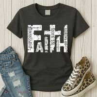 Faith Bible Verse Christian Quote Women's T-Shirt thumb 3