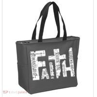 Faith Bible Verse Christian Quote Tote Bag thumb 2