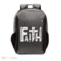 Faith Bible Verse Christian Quote Vector Backpack thumb 0