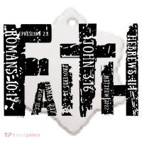 Faith Bible Verse Christian Quote Ceramic Ornament thumb 2