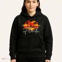 Florida Beach Vacation Art for ocean lovers Hoodie thumb 5