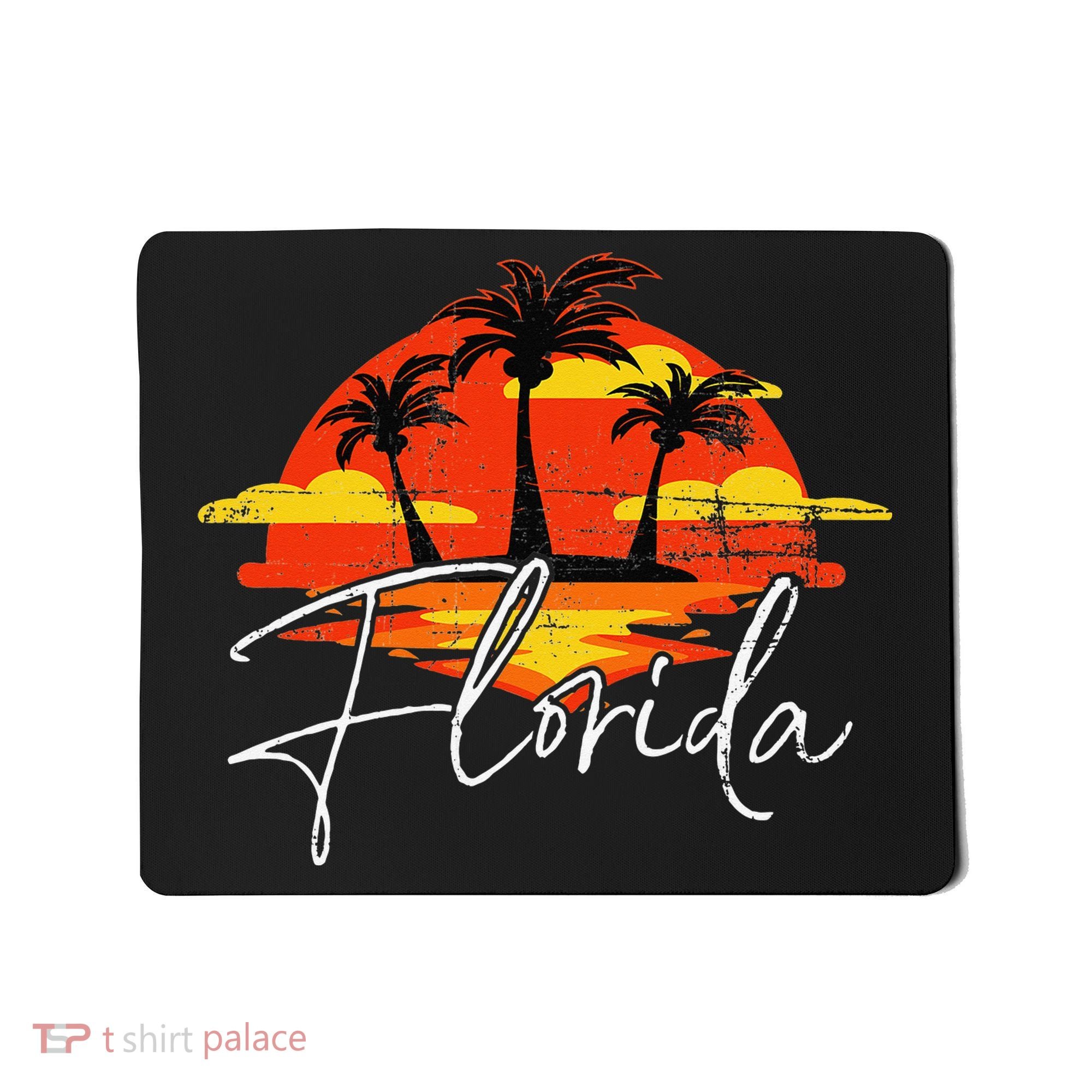 Florida Beach Vacation Art for ocean lovers Mousepad