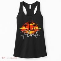 Florida Beach Vacation Art for ocean lovers Women's Tank Top thumb 0