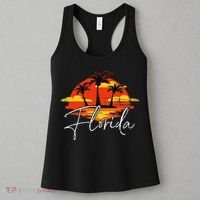 Florida Beach Vacation Art for ocean lovers Women's Tank Top thumb 3