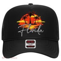 Florida Beach Vacation Art for ocean lovers Hat thumb 0