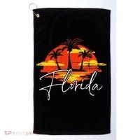 Florida Beach Vacation Art for ocean lovers Golf Towel thumb 0