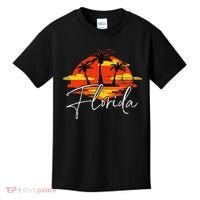 Florida Beach Vacation Art for ocean lovers Kids T-Shirt thumb 0